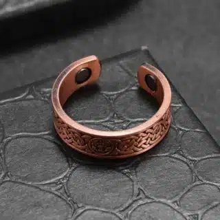 Bague anti stress homme - thérapie magnétique